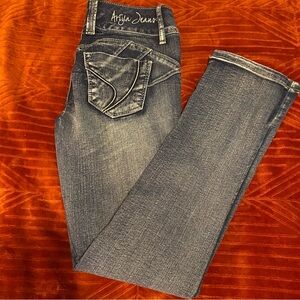 Ariya Women's Straight Leg Jeans - Blue